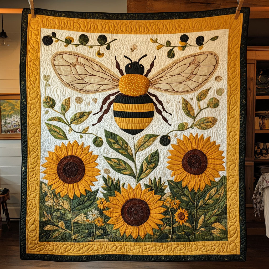Bumblebee And Bloom LT2811021CL Quilt
