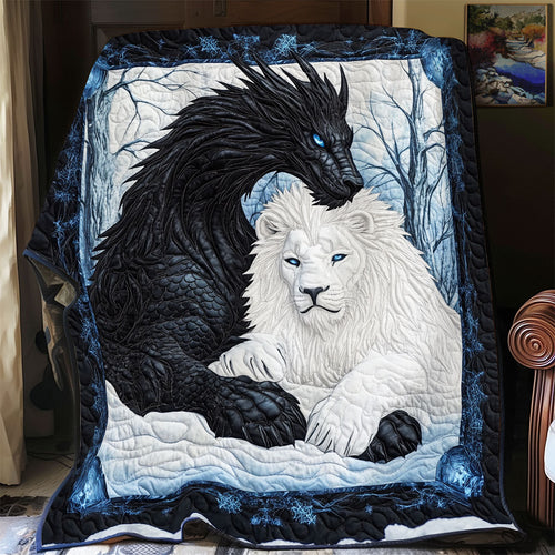 Winter Dragon And Lion WX0805043CL Quilt