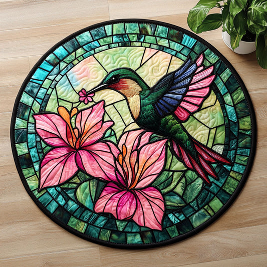Hummingbird CW1806030CL Quilted Round Mat