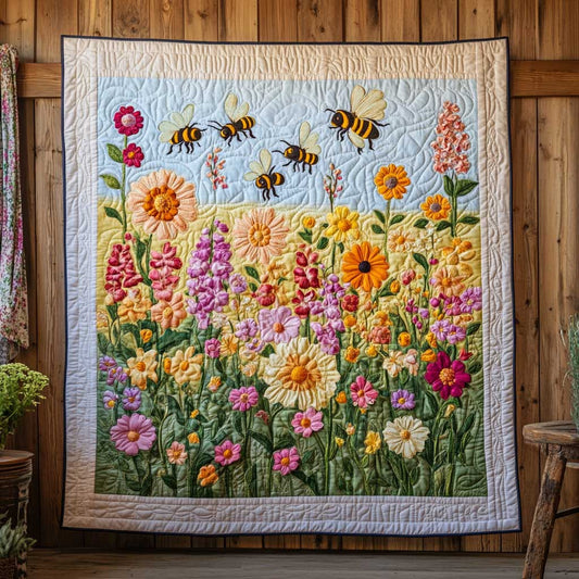 Bees Gather CQ0705002CL Quilt