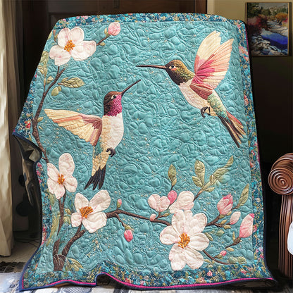 Couple Hummingbird WY2103033CL Quilt