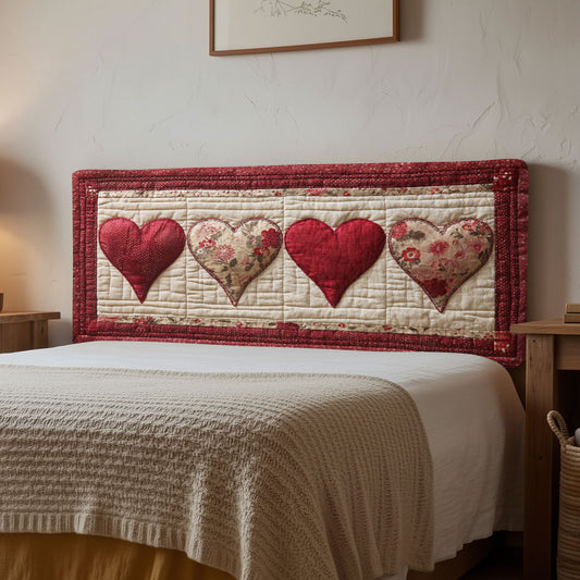 Cozy Hearts CP1512002CL Quilted Headboard Slipcover