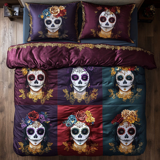 Ruby Mist Skull Woman WN0908062CL Duvet Cover Set