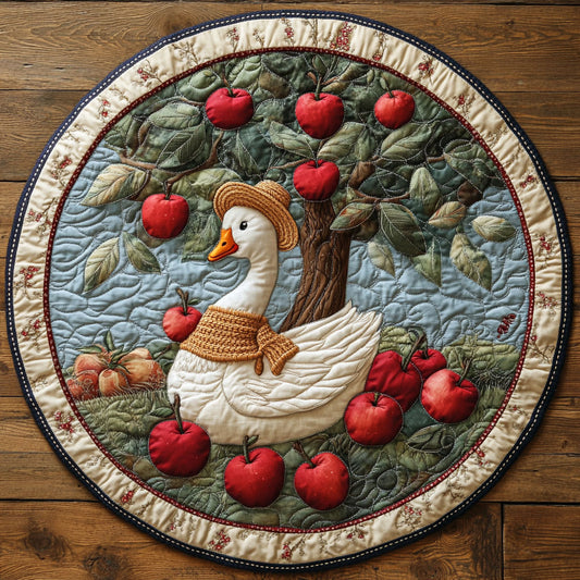 Crisp Harvest Stroll CP0606026CL Quilted Round Mat
