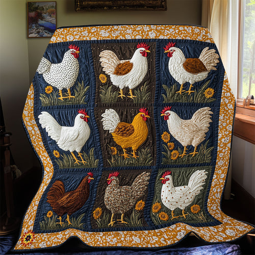 Vibrant Chicken  WX2612056CL Quilt