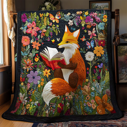 Fox Among Flowers WN2712044CL Quilt