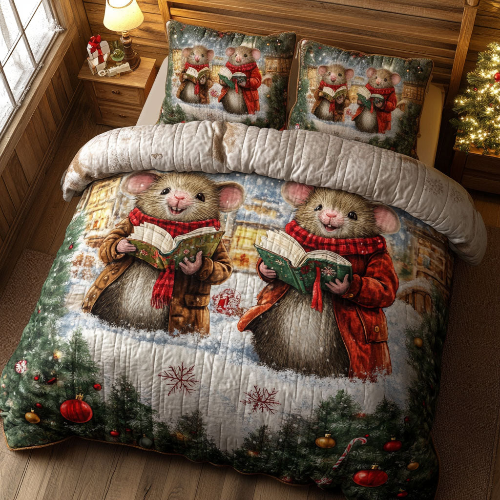Heartwarming Choir Mouse WN1311051CL Duvet Cover Set