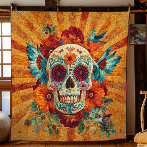 Hummingbird Skull WN3110062CL Quilt