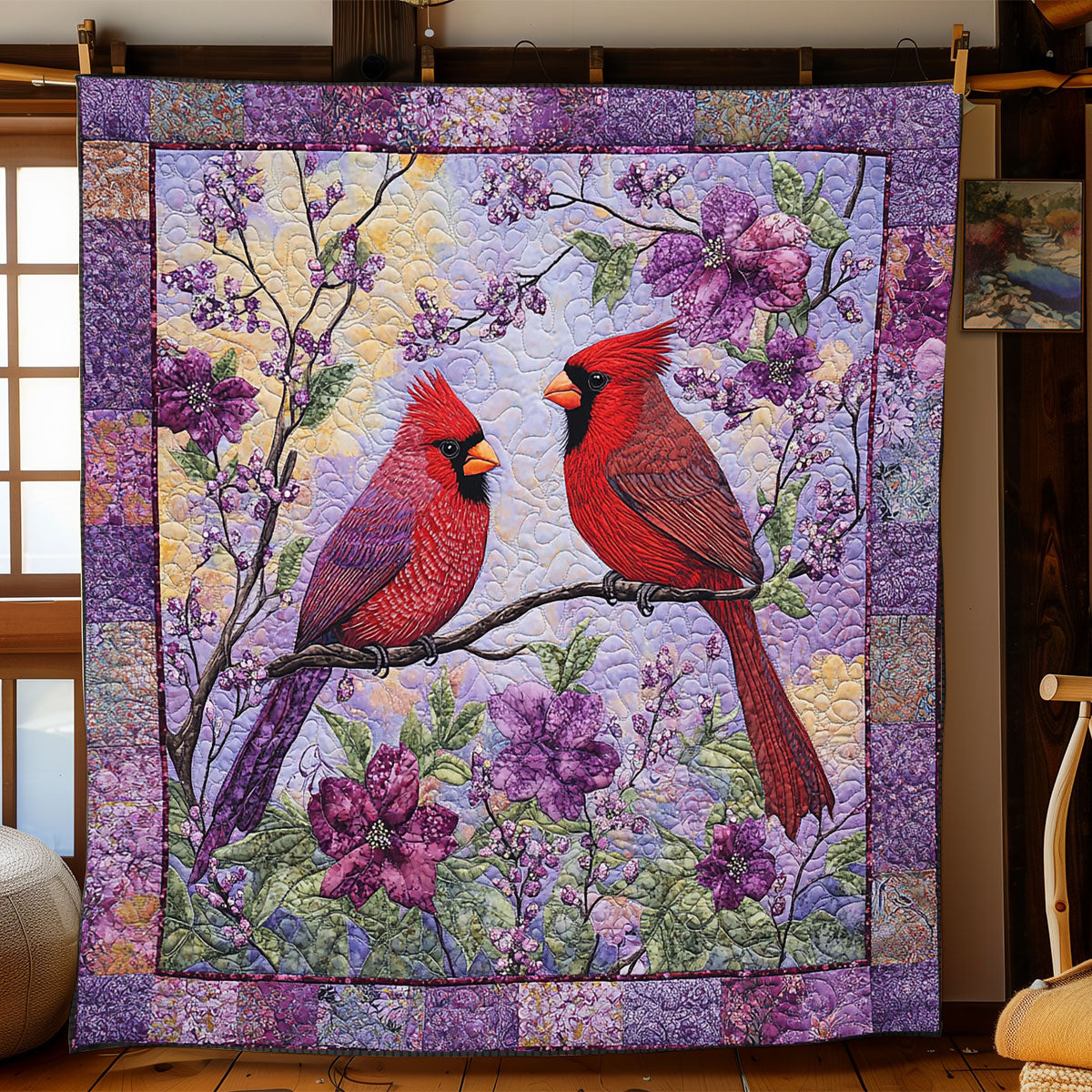 Lilac Cardinal WJ2712025CL Quilt