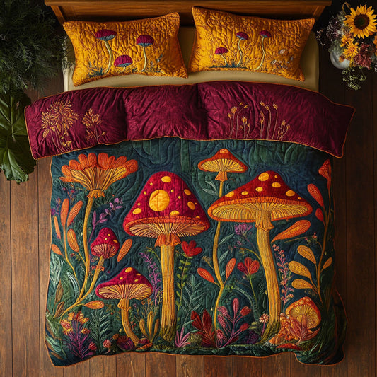 Mushroom Garden CW2907042CL Duvet Cover Set