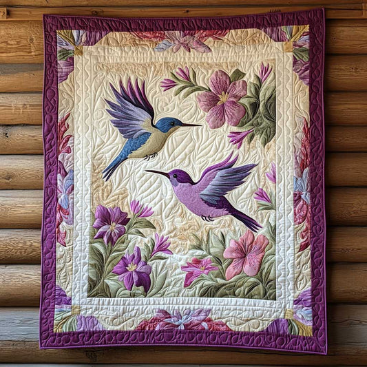 Purple Garden CQ1505046CL Quilt