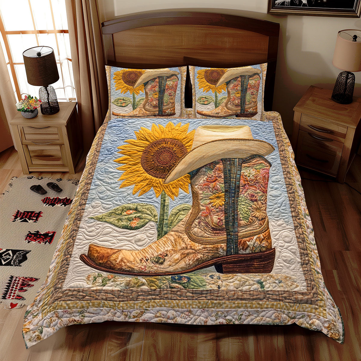 Cowboy Boots WX0212063CL Duvet Cover Set