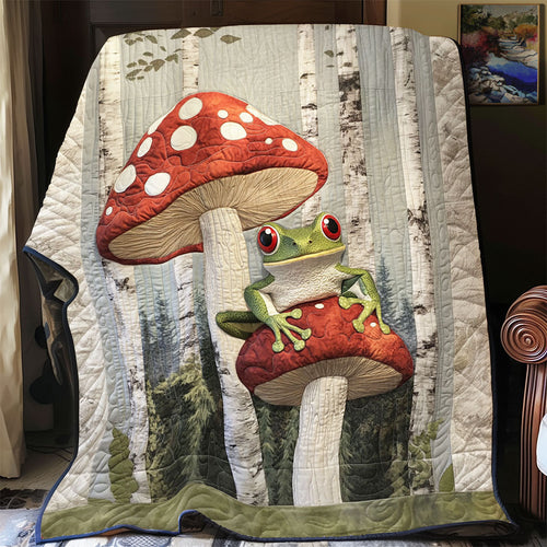 Mushroom Frog WY2702080CL Quilt