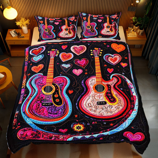 Valentine Couple Guitar WP0512065CL Duvet Cover Set