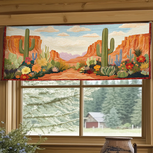 Desert Harmony WY2404050CL Quilted Valance