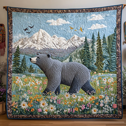 Mountain Meadow Bear WY1308025CL Quilt