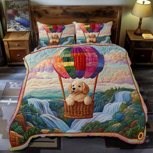 Hot Air Balloon Puppy WY2012015CL Duvet Cover Set