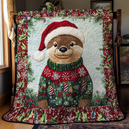 Otter Claus Cuties WN2012011CL Quilt