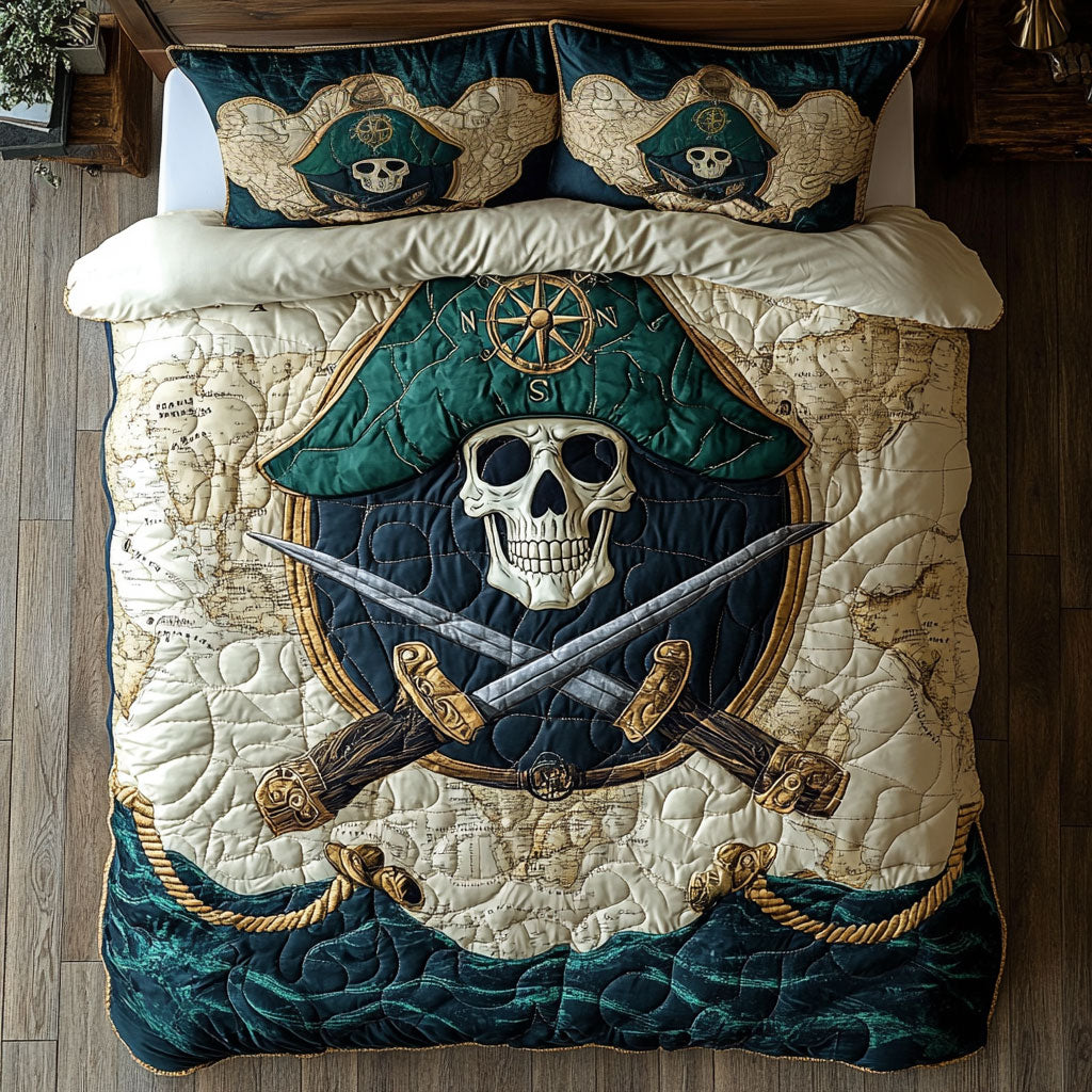 Emerald Skull’s Legacy CP2308001CL Duvet Cover Set