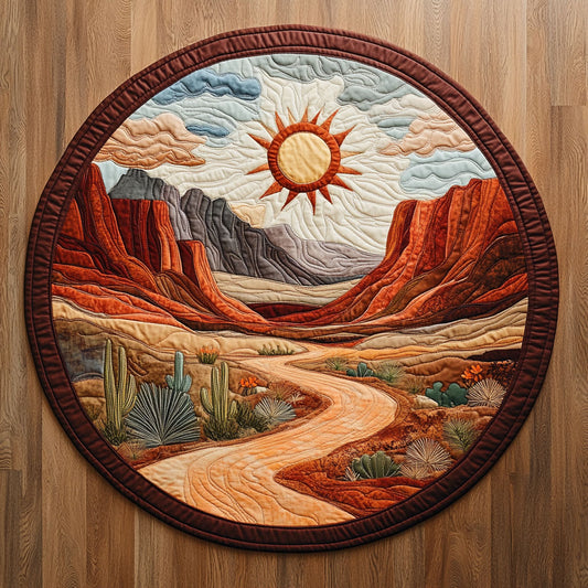 Beautiful Valley CQ3005023CL Quilted Round Mat