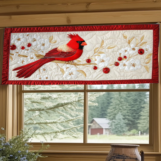 Cardinal Bloom WY1505041CL Quilted Valance