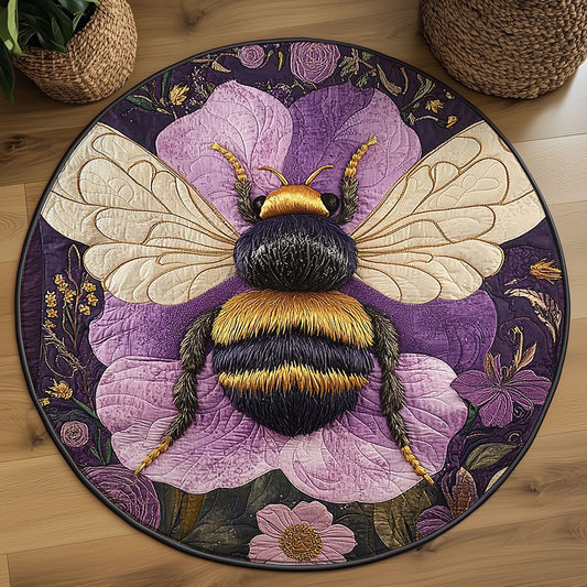 Honey Bumblebee WJ2403035CL Quilted Round Mat