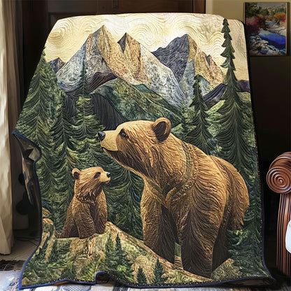 Brown Bear Family WY1302023CL Quilt
