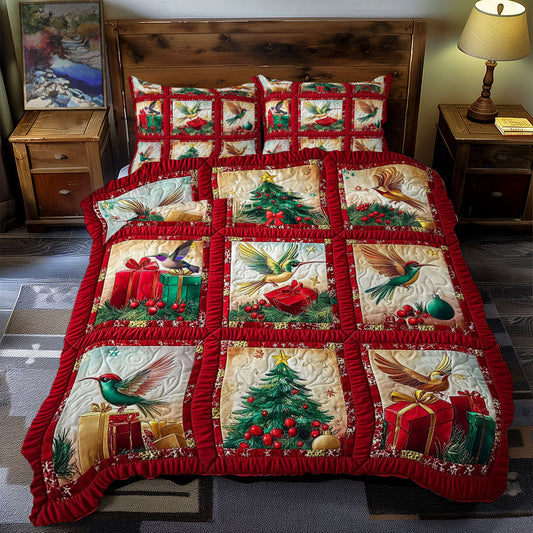 Christmas Hummingbird WY0412052CL Duvet Cover Set