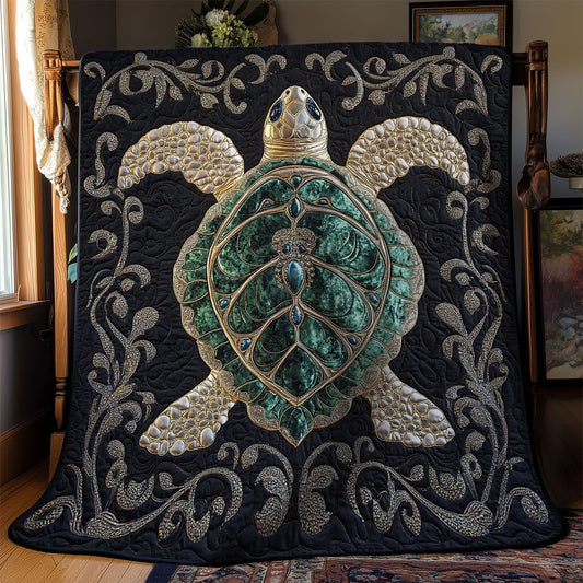Midnight Turtle WY2702092CL Quilt