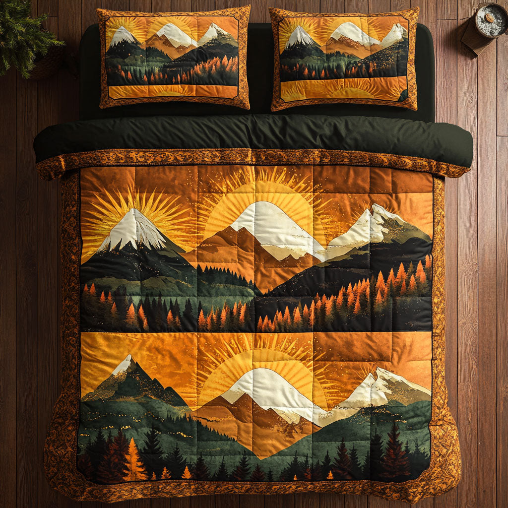 Emerald Forest Mountain WN1208020CL Duvet Cover Set