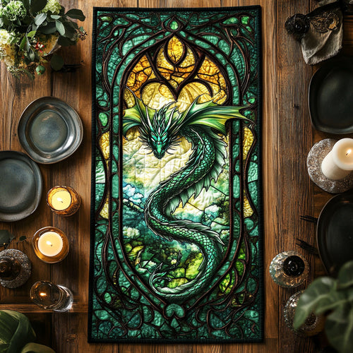 Ancient Dragon CW1301160CL Quilted Table Runner