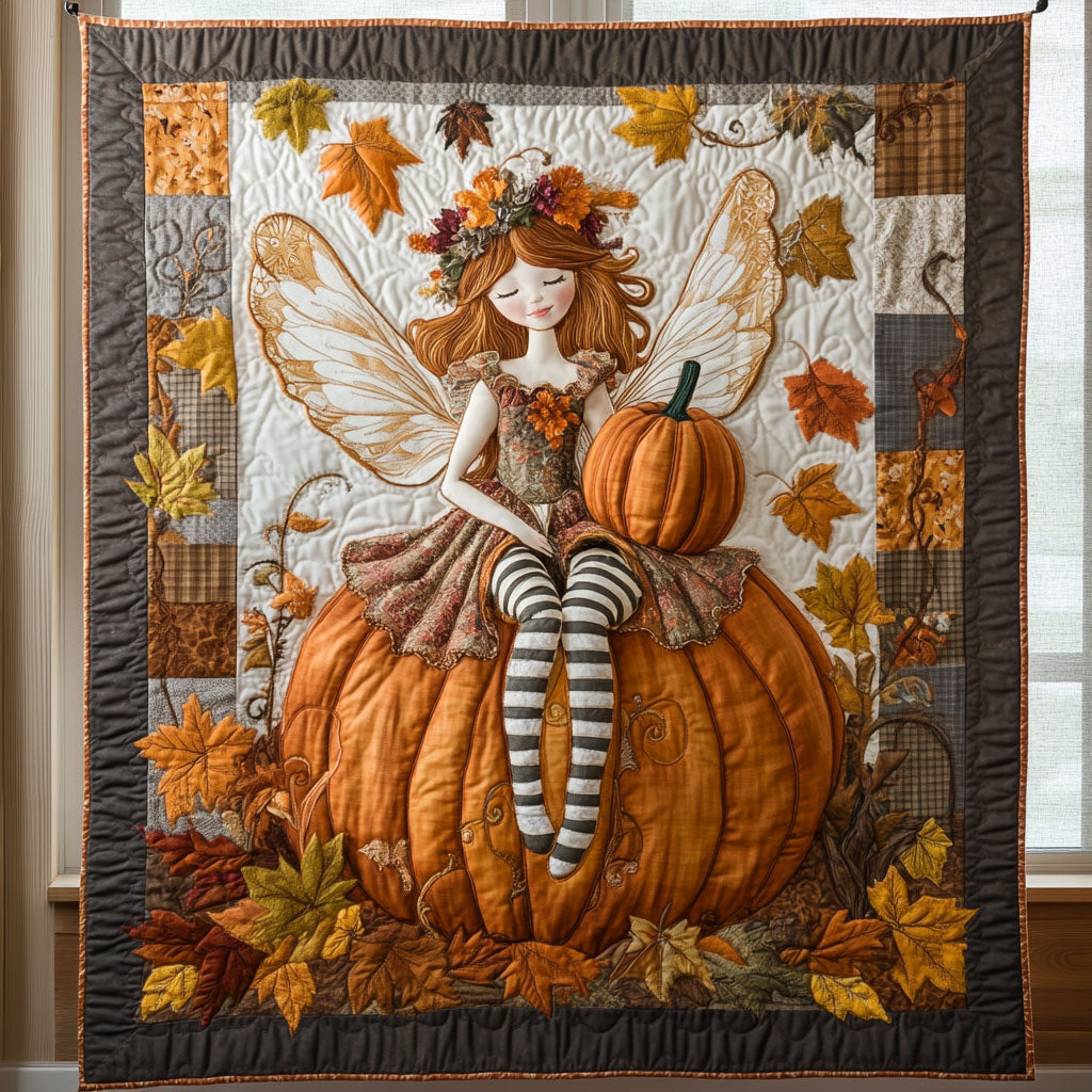Pumpkin Fairy CP2708015CL Quilt