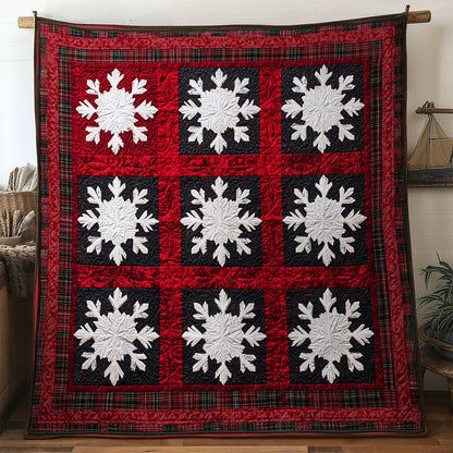 Alpine Snowflake Grid WN1107001CL Quilt