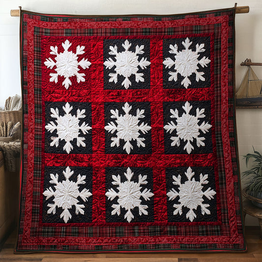 Alpine Snowflake Grid WN1107001CL Quilt