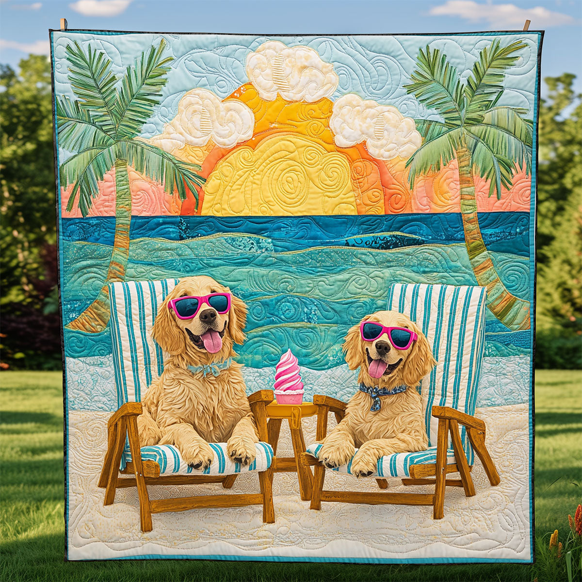 Cool Summer CQ1704003CL Quilt