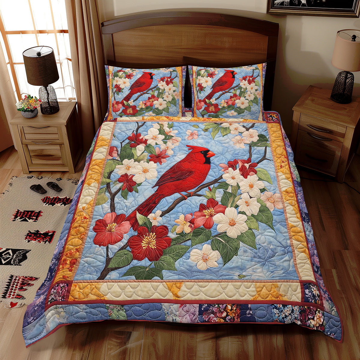 Cardinal Bloom WJ2012041CL Duvet Cover Set