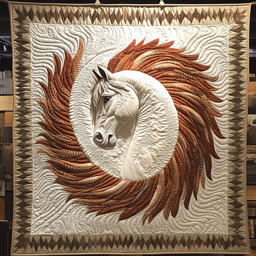 Horse Vortex LT0910042CL Quilt