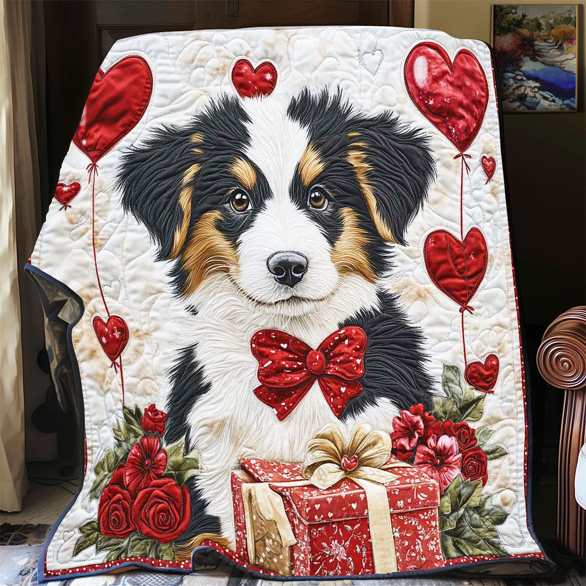 Bernese Valentine WP0801042CL Quilt