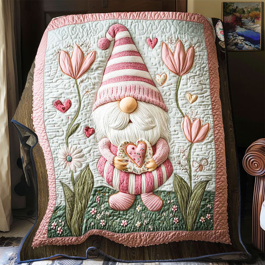 Gnome Valentine Garden WP0801050CL Quilt