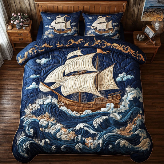 Nautical Boat CM0406007CL Duvet Cover Set