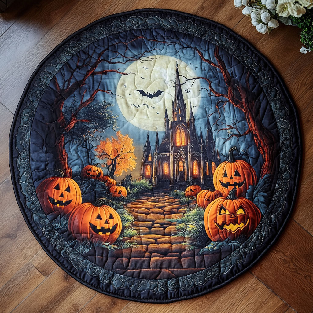 Candlelight Curse WN2207005CL Quilted Round Mat