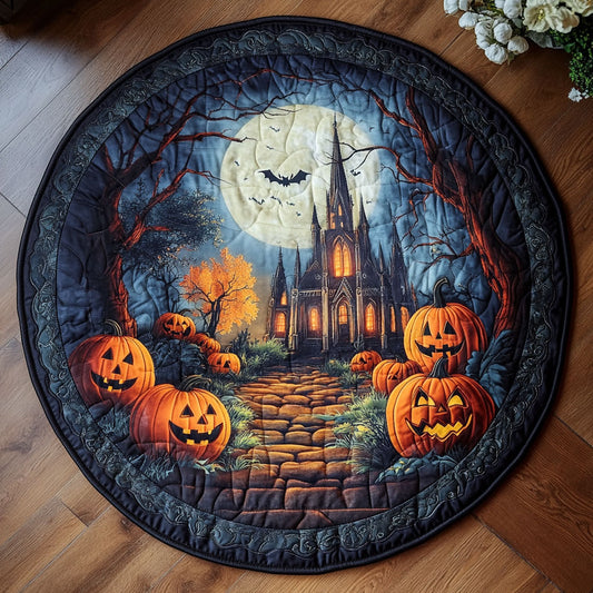 Candlelight Curse WN2207005CL Quilted Round Mat