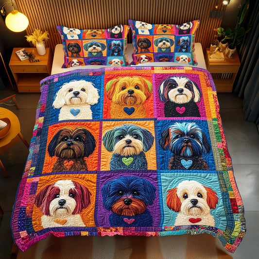 Valentine Shih Tzu WP1112057CL Duvet Cover Set