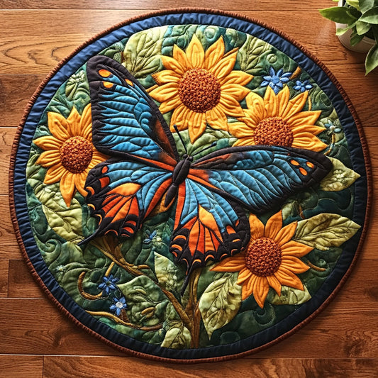 Dancing Wings CM2204029CL Quilted Round Mat