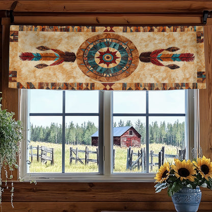 Native Dawn Circle WN1407086CL Quilted Valance
