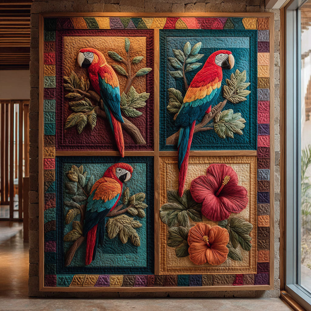 Parrot Paradise CW2808035CL Quilt