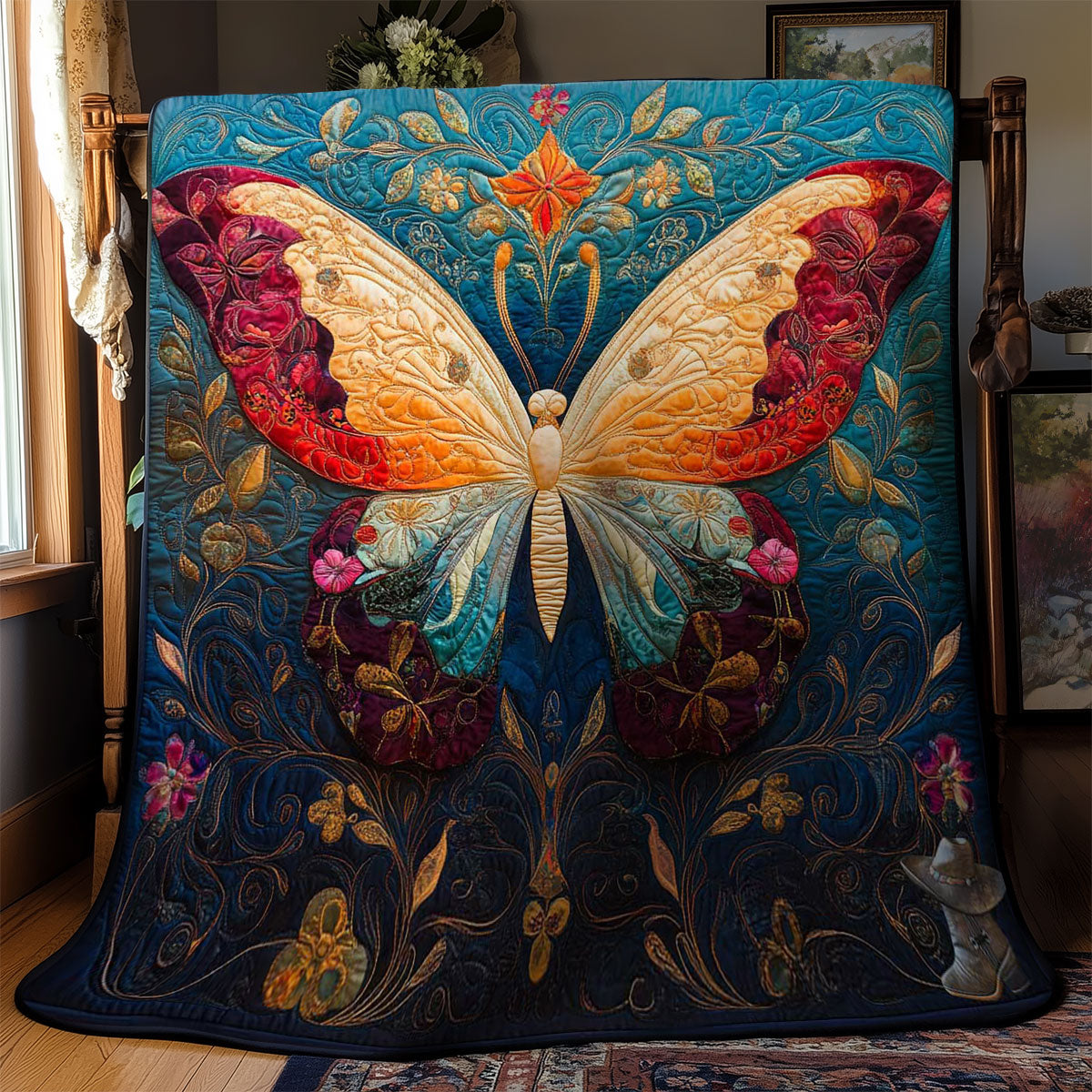 Nature’s Butterfly Symphony WN1612005CL Quilt