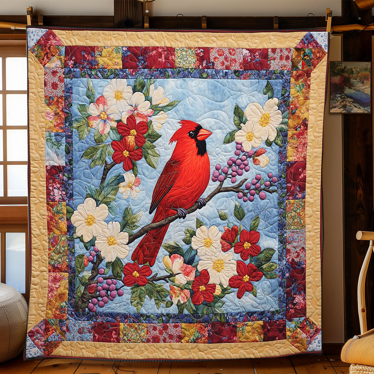 Cardinal Bloom WJ2412001CL Quilt