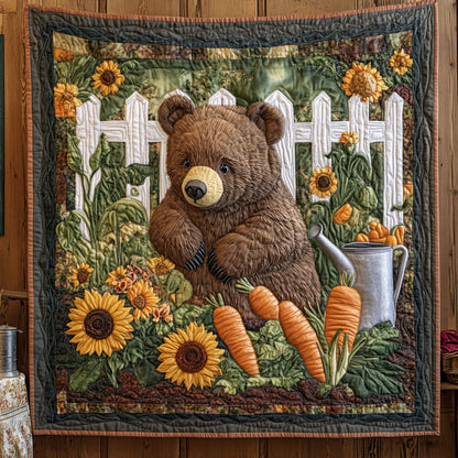 Bear And Garden CP0406058CL Quilt