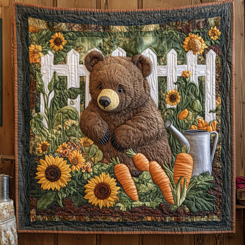 Bear And Garden CP0406058CL Quilt